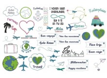 Stickserie - Reise Set